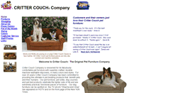 Desktop Screenshot of crittercouch.com